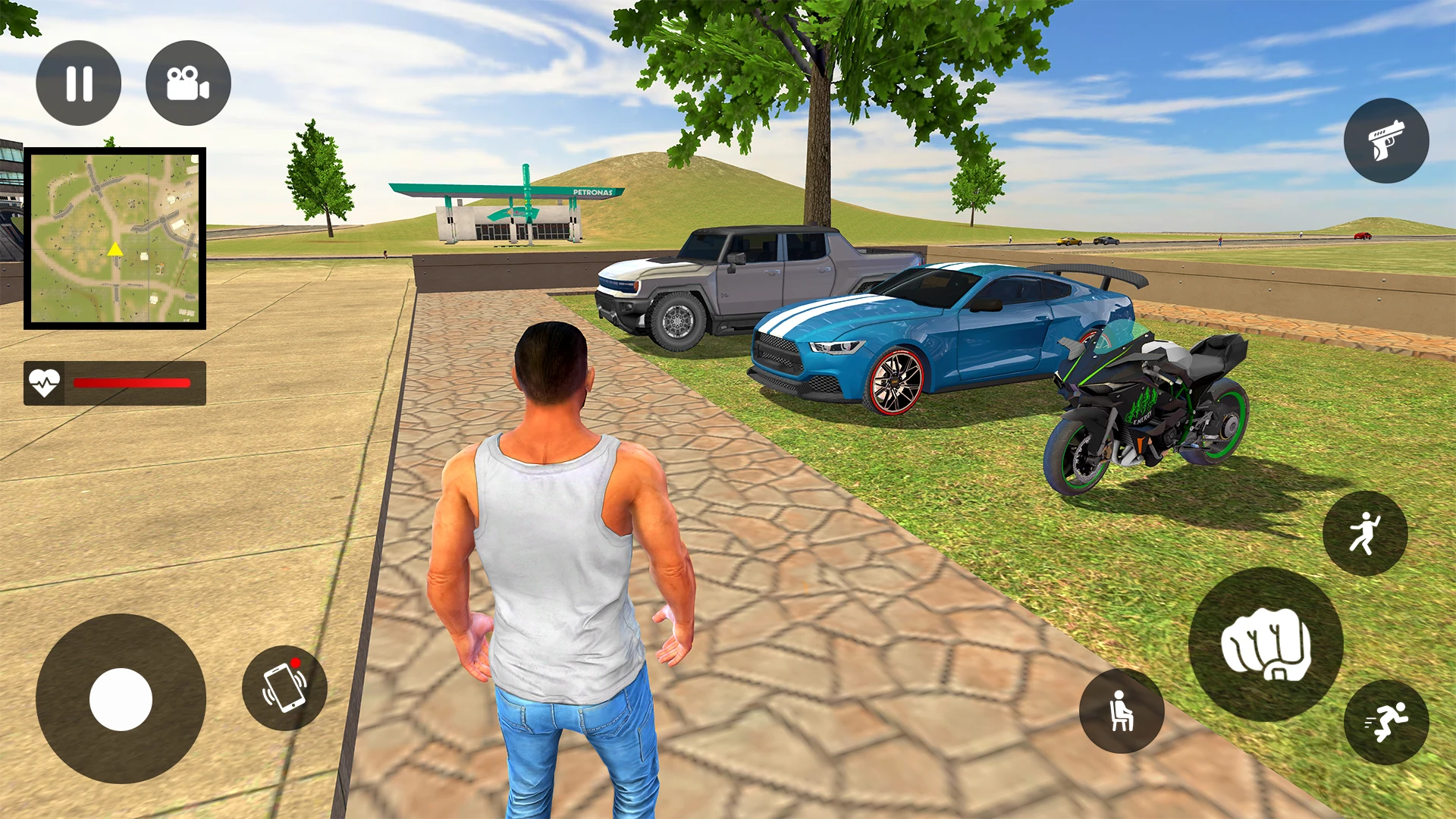 Bike Driving Gangster Game 3D screenshot