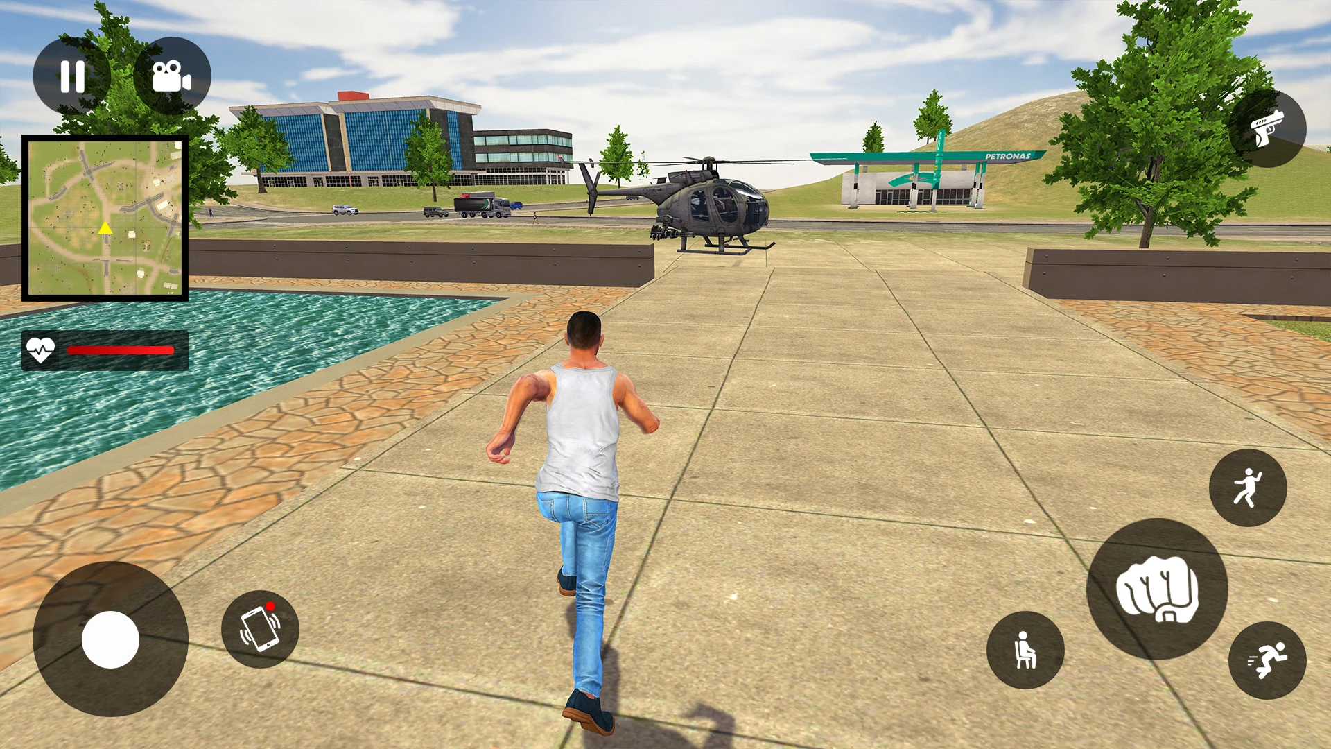 Bike Driving Gangster Game 3D screenshot