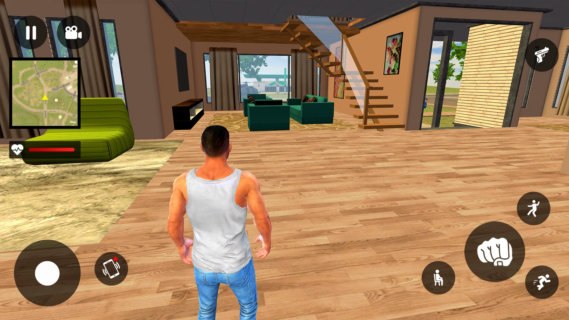 Bike Driving Gangster Game 3D screenshot